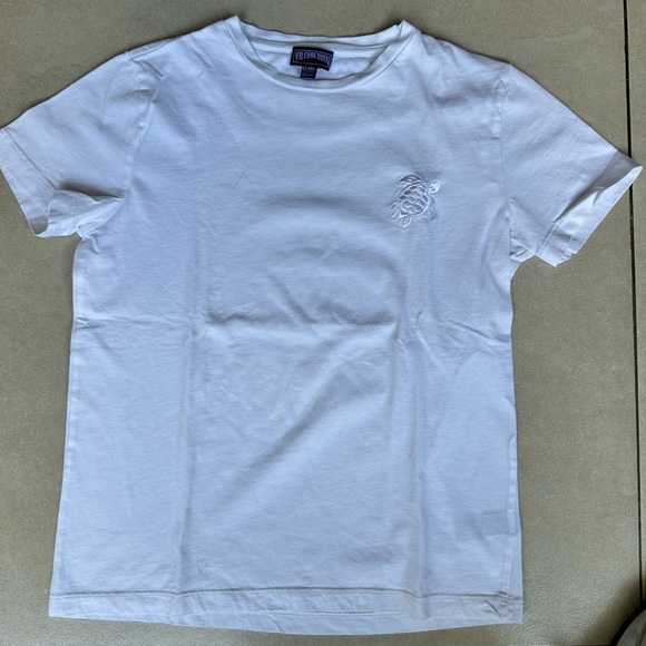 Vilebrequin Kids White Embroidered Short Sleeve T Shirt Size 12 - Picture 1 of 8